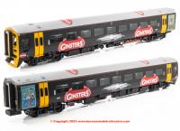 31-517ZSF Bachmann Class 158 2-Car Sprinter DMU - 158 827 - Ginsters livery - Exclusive to Kernow Model Rail Centre
